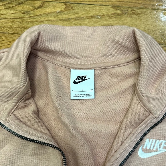 Nike Sportswear Essential Women’s Fleece Long-Sleeve Crop Top - Rose Whisper - Picture 4 of 4